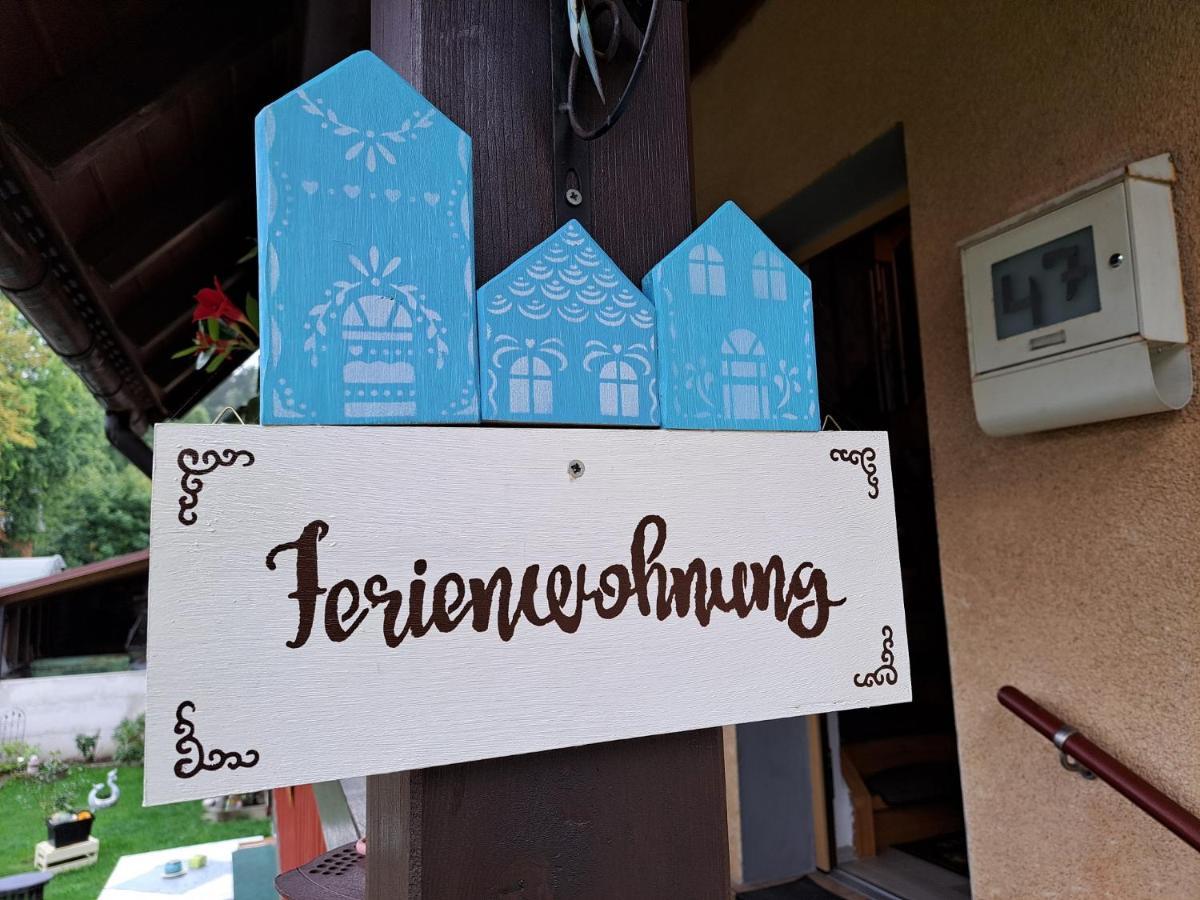 Ferienwohnung Sonja Mit Garten Und Freisitz Steinwiesen エクステリア 写真